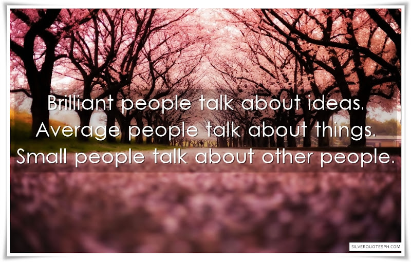 Brilliant People Talk About Ideas