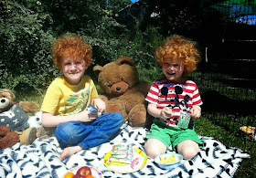 Barny Bear's Little Adventure - Teddy bears picnic with fruit and snacks