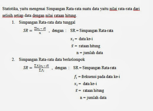 Ukuran Variasi Atau Dispersi Pada Statistika