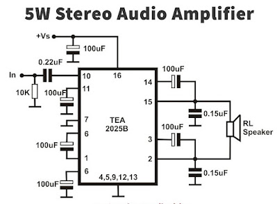 Mengenal Ic Opamp TEA 2025B