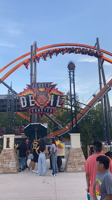 Jersey Devil Coaster Inversion Six Flags Great Adventure