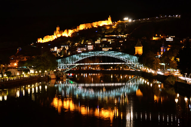 Tbilisi Gerogia at night