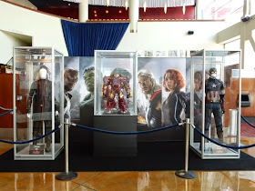 Avengers Age of Ultron movie costume exhibit