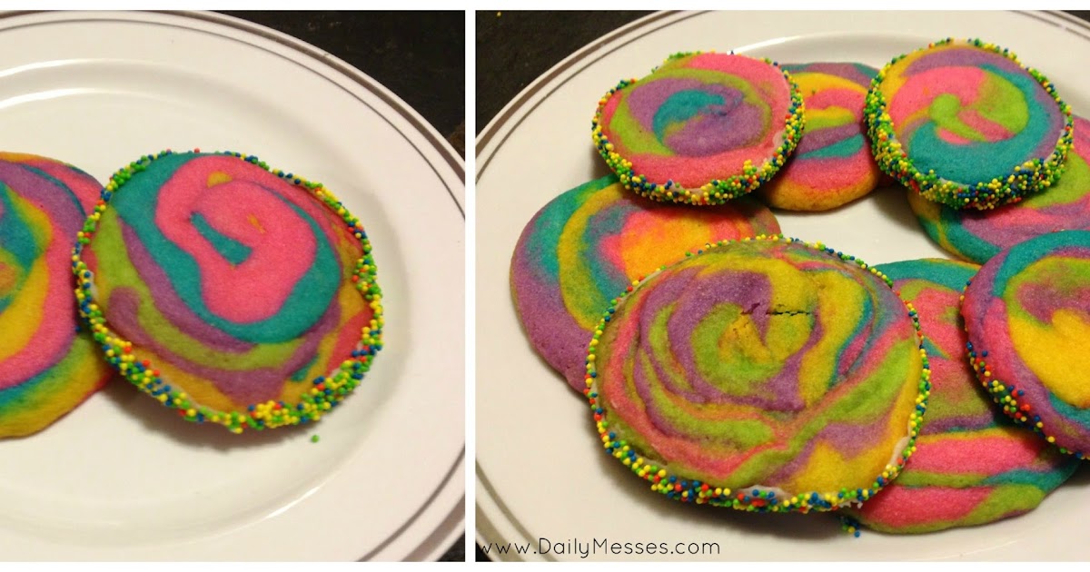 Daily Messes: Tie Dye Cookies