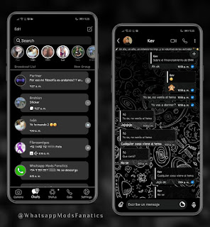 Material Space Theme For YOWhatsApp & RA WhatsApp By Ethel