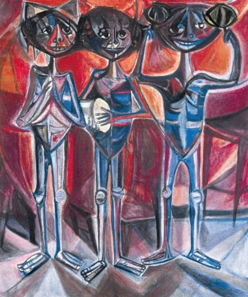 Tres niños músicos, Jose Ramirez Conde, 1965-66