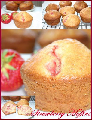 Delicious strawberry muffin recipes