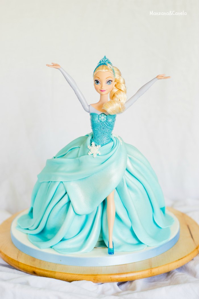 Decoración comestible para tarta de Frozen 2 Elsa, Anna y Olaf