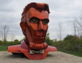 Onaway, Michigan Abraham Lincoln sculpture