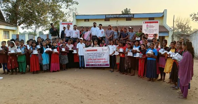 एटापल्ली तालुक्यातील ५०० किशोवयीन मुलींना देण्यात आले मासिक पाळी व्यवस्थापन, समुपदेशन व प्रशिक्षण