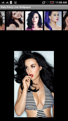 Katy Perry 3D live Wallpaper For Android Mobile Phone