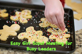 Quick Girl Scout Holiday Meeting Idea