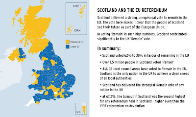 UK EU referendum results #EU #EUref #Euroref #Scotland #Remain