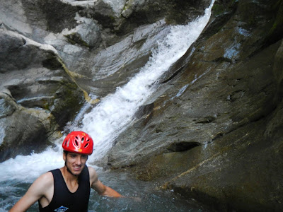 Canyoning à La Belle au Bois Megève Manu RUIZ