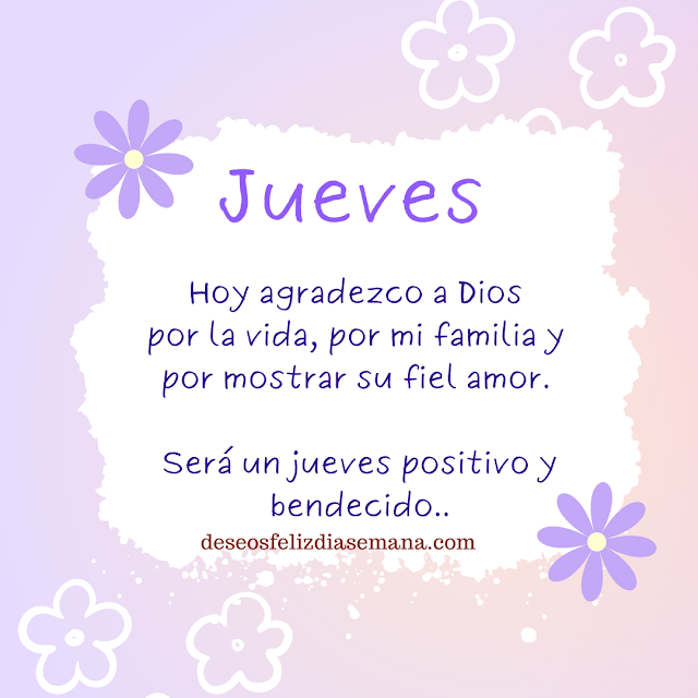 lindas frases cristianas cortas de feliz jueves