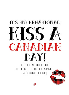 LostBumblebee ©2015 MDBN : KISS A CANADIAN : FREE PRINT : Donate to Download : Personal Use Only!