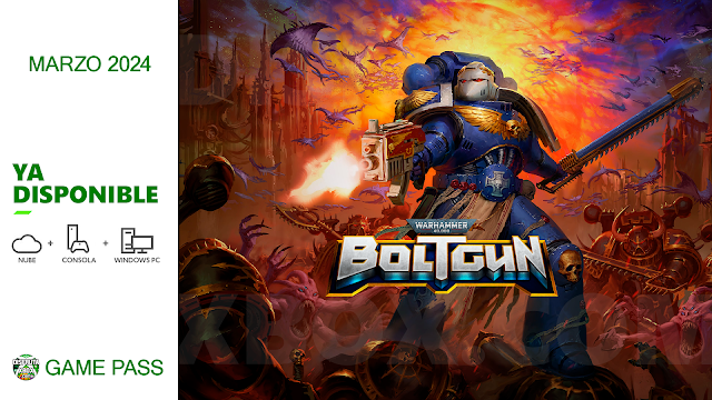 "Warhammer 40,000: Boltgun" ya está disponible en Xbox Game Pass