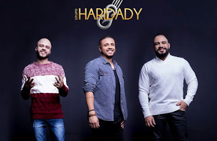 O Grupo Haridady formado por Rafa Davii,Luizinho e Pety, comemoram o grande sucesso da carreira musical
