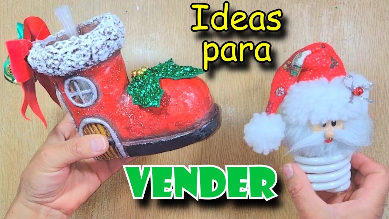 fáciles ADORNOS NAVIDEÑOS para VENDER en esta NAVIDAD