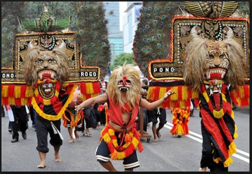 Tradisional Gue Tari  Tradisional Indonesia Reog  Ponorogo