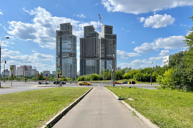 улица Столетова, Мосфильмовская улица, строящийся жилой комплекс Will Towers