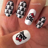 Unhas Decoradas - Caveiras