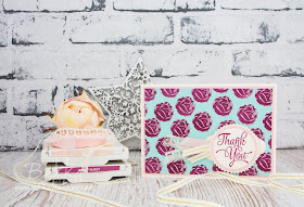 Cath Kidston Inspired Thank You Card featuring the Icing On The Cake Stamps from Stampin' Up! UK which you can buy here