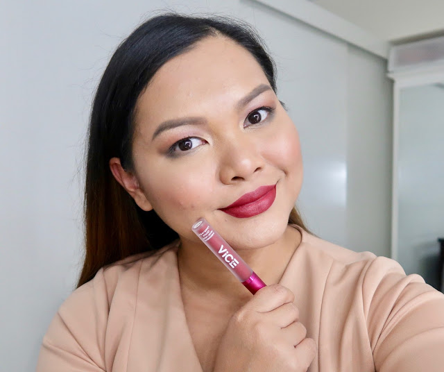 Vice cosmetics velvet liquid lipstick review philippines swatches filipina