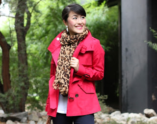 Timeless Red Trench