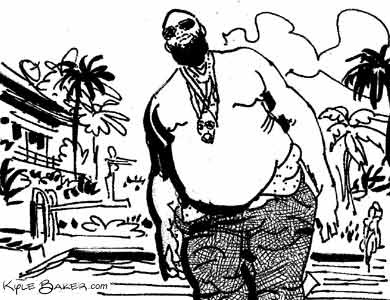 rick ross cartoon presence