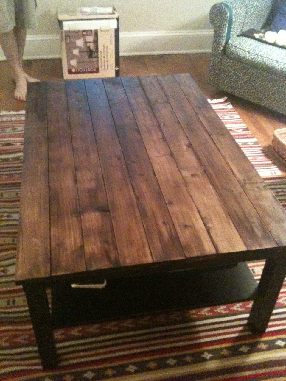 shaker coffee table plans