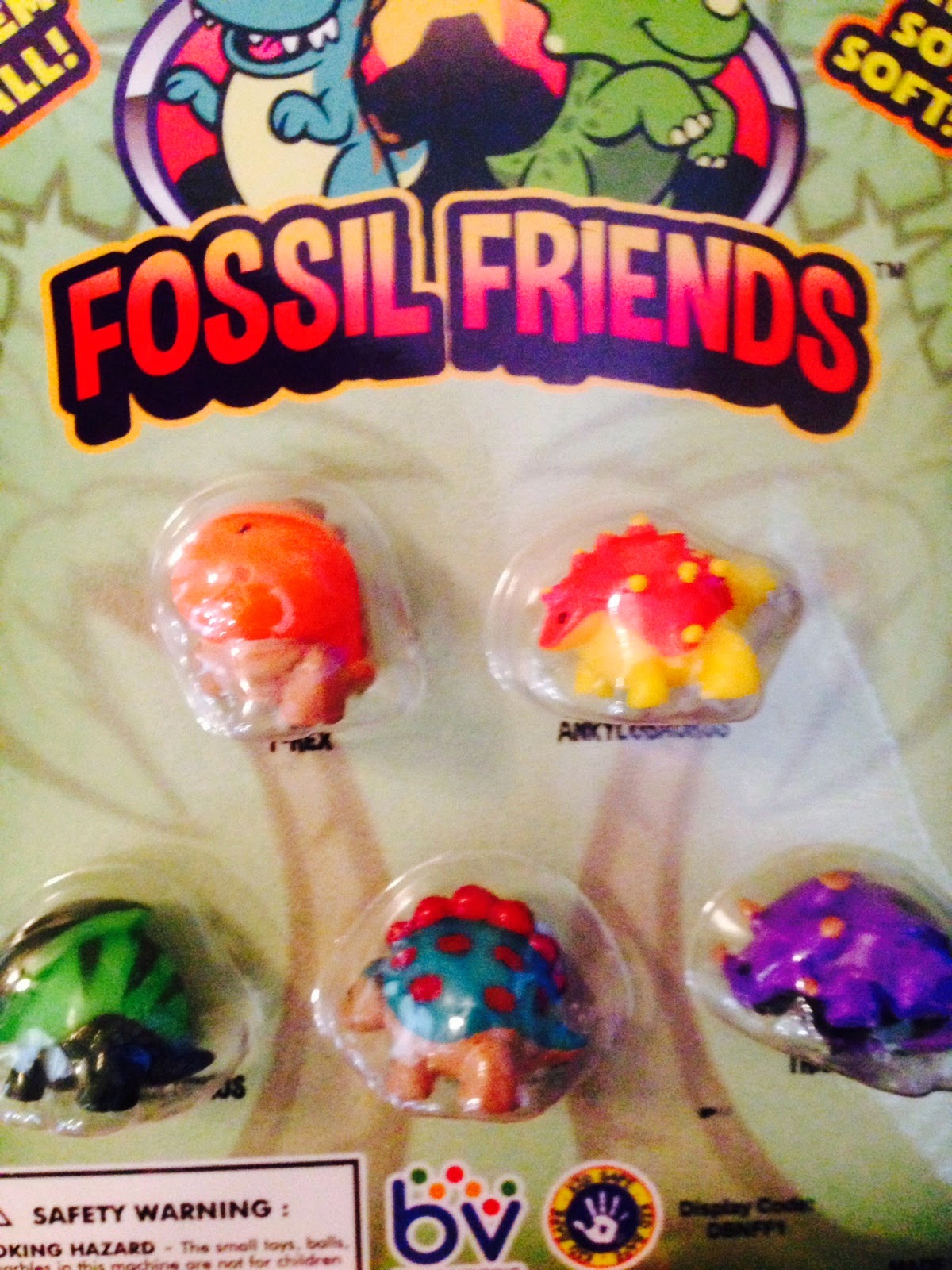 Fossil Friends Squishy Dinosaur Pencil Toppers