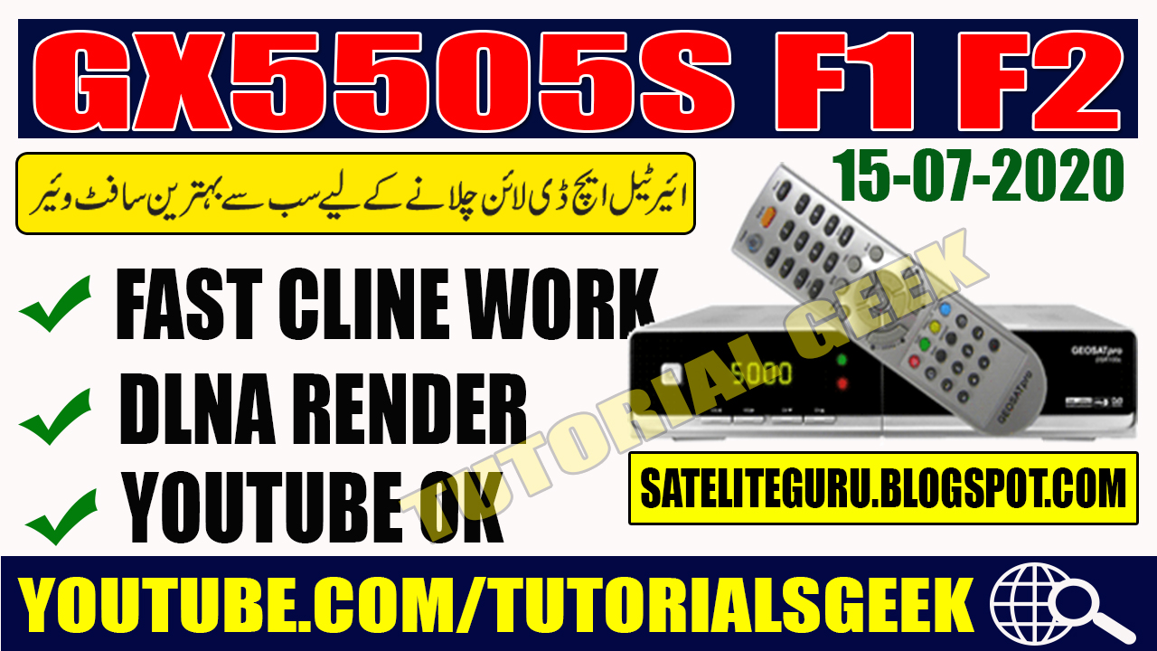 GX6605S F1 F2 BOXES NEW SOFTWARE FAST CLINE WORK DLNA RENDER & YOUTUBE OK