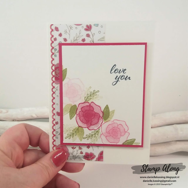 Stampin' Up! Forever Lovely valentijns kaart