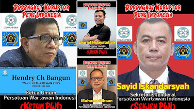 Terkait Korupsi Dana Hibah, PPWI KPK-kan Menteri BUMN, Dewan Pers, dan PWI