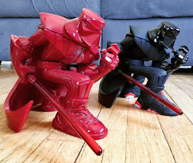 Sith Edition Darth Vader Jordan Sith Infrareds Star Wars Resin Figure by Tracy Tubera