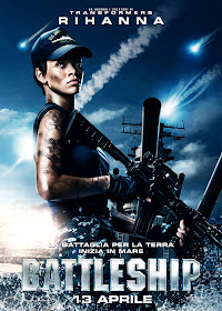 Battleship Movie Rihanna with M4 Rifle  Poster in HD