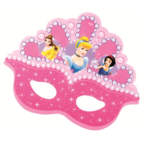 Pretty Disney Princess Free Printable Mask.