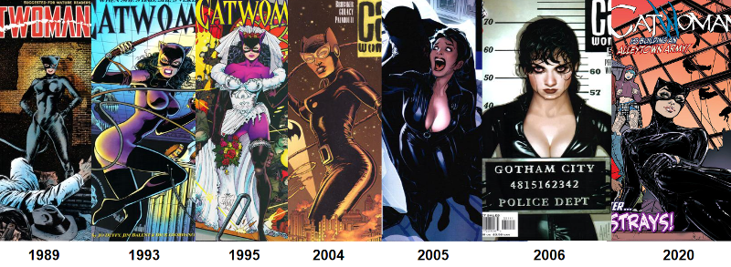 Catwoman Comic Covers