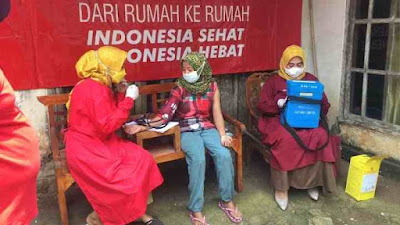 Peduli Ulama, Binda Banten Selenggarakan Vaksinasi Lanjutan di Ponpes Riyadlul Janah Kab :Tangerang
