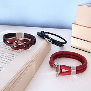 DIY Leather Bracelets for Guys