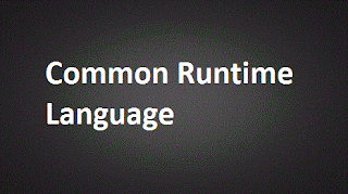 CLR - Common Runtime Language