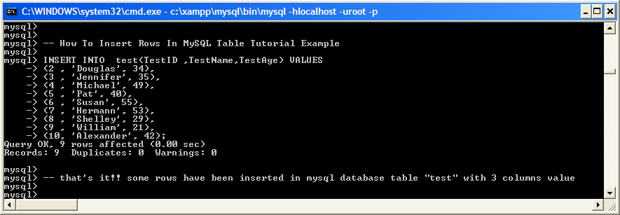 Mysql select columns of a table