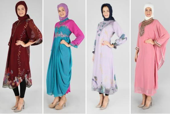 Gaya fashion model baju muslim zalora busana simple 