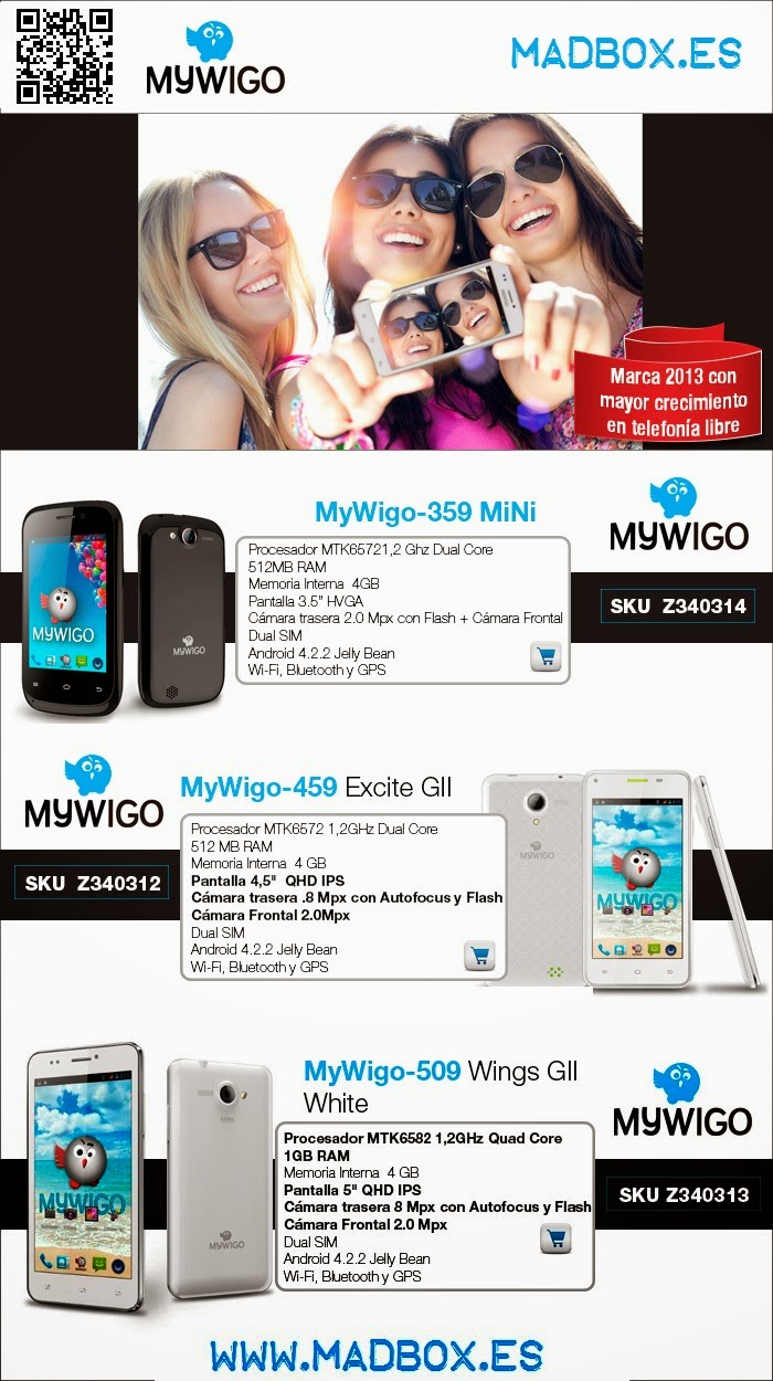 MyWigo, Smartphones libres.