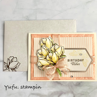スタンピンアップ,stampinup,デモンストレーター,yufu.stampin,yufu,カードメイキング,Cardmaking,マグノリアレーン,magnolialane,ハグフロムシェリ,hugsfromshelli