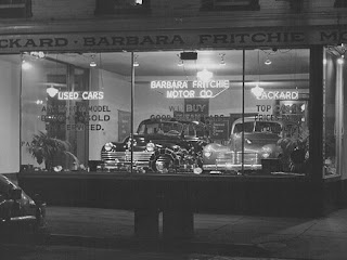 Old Car Dealerships Black and