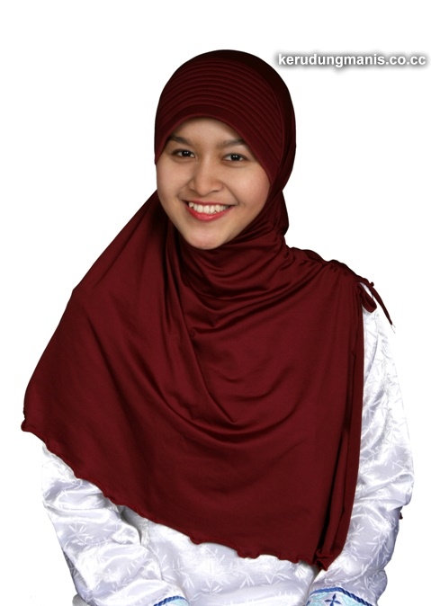 Jilbab Merah Marun