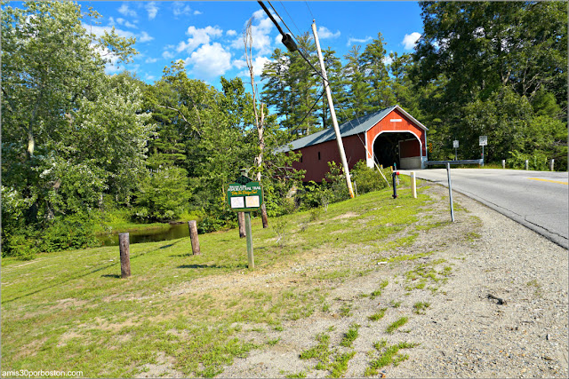 Cresson Covered Bridge en Swanzey, New Hampshire