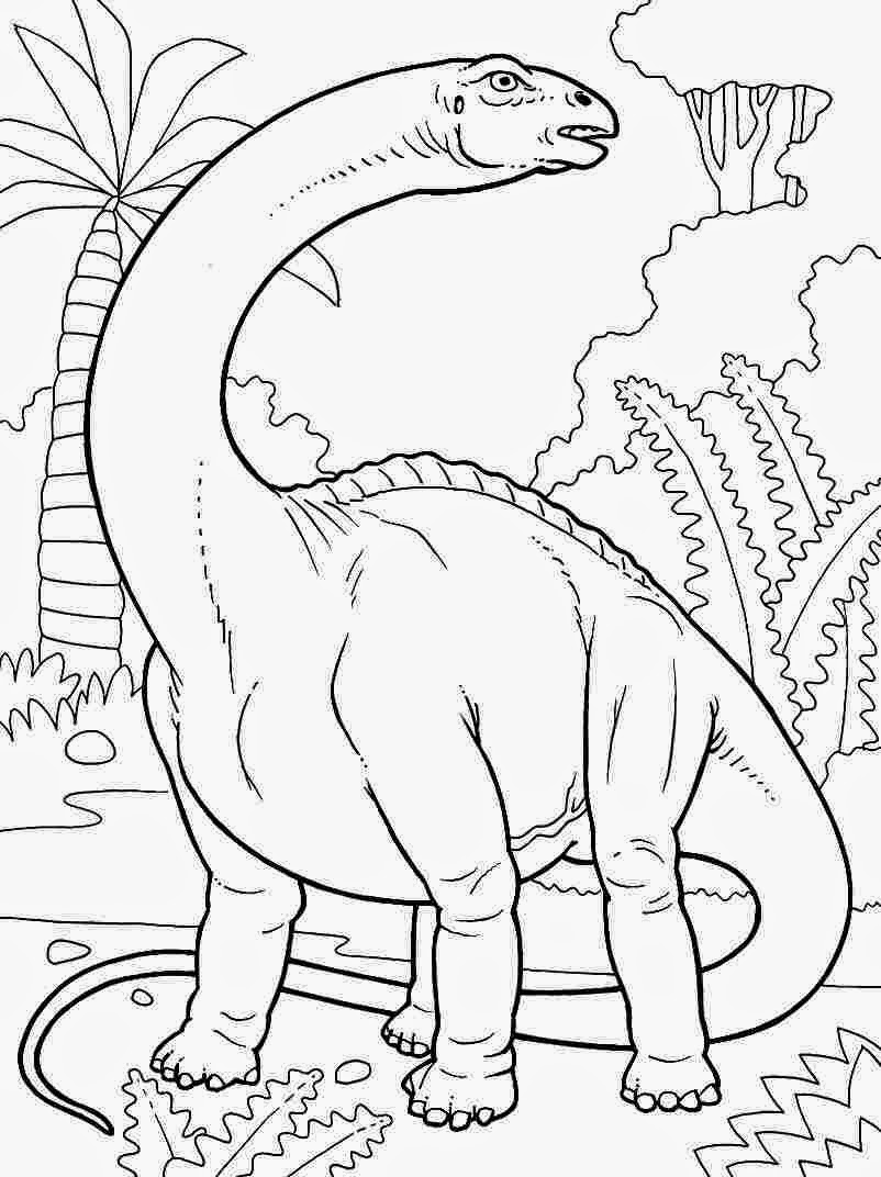 Download Coloring Pages: Dinosaur Free Printable Coloring Pages